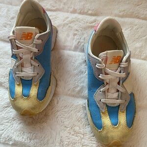 New Balance Blue and Yellow Athletic Shoes